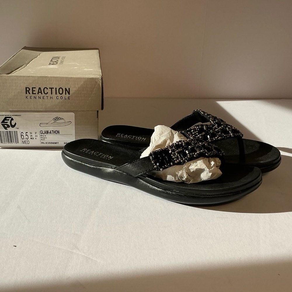 Kenneth Cole Reaction Women's Glam-athon Thong Sandal - Picture 6 of 7